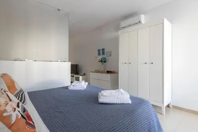 Letto o letti in una camera di Little Rose