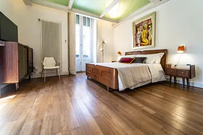 Letto o letti in una camera di Vintage House Catania