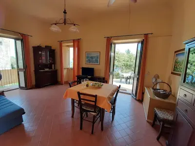 TV o dispositivi per l'intrattenimento presso Lemon's House by the sea
