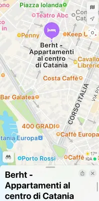 Planimetria di Berht - Appartamenti al centro di Catania