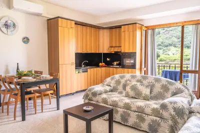 Cucina o angolo cottura di Casa Villalba - Appartamento con piscina