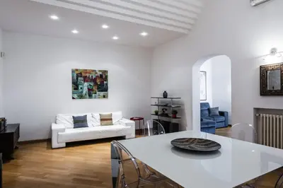 Area soggiorno di Agata Apartment with Balcony by Wonderful Italy
