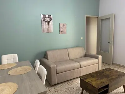 Area soggiorno di Nicola House