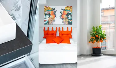 Area soggiorno di VOLCANO'S SUITE - AGRUMI - The First Eco - Chic Suites in Sicily