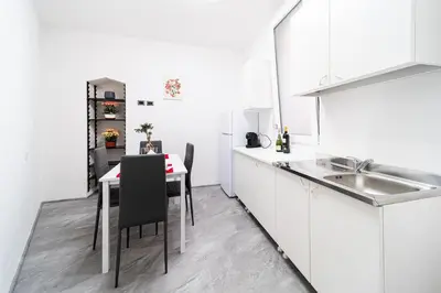 Cucina o angolo cottura di VOLCANO'S SUITE - ULIVO - The First Sustainable Eco - Chic Suite in Sicily