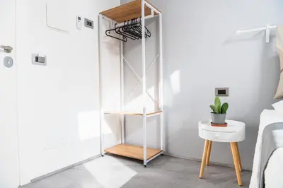 Letto o letti in una camera di VOLCANO'S SUITE - FICO D'INDIA - The First Sustainable Eco - Chic Suite in Sicily