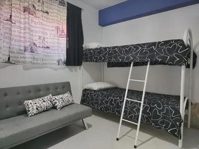 Letto o letti a castello in una camera di 