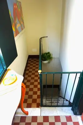 Letto o letti in una camera di Casa Catelli