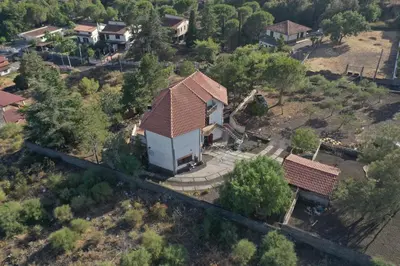 Vista aerea di Villa joele