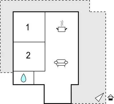 Planimetria di Pet Friendly Apartment In Monterosso