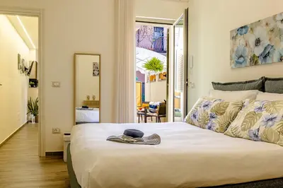 Letto o letti in una camera di La casa di Provvy