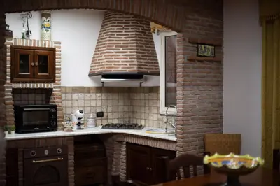 Cucina o angolo cottura di Villa Hephaestus Etna - with private pool