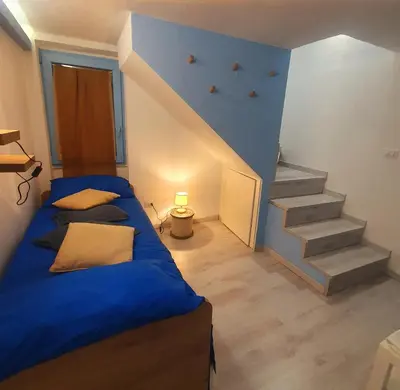 Letto o letti in una camera di La Vela