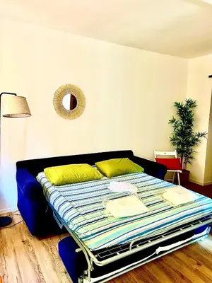 Letto o letti in una camera di The Shelter Island