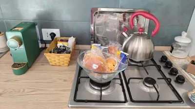 Cucina o angolo cottura di A casa di Erica