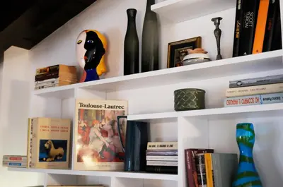 Biblioteca nell'appartamento