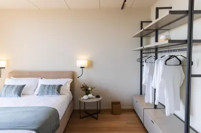 Letto o letti in una camera di Mantàri Eco Lodges - Adults Only