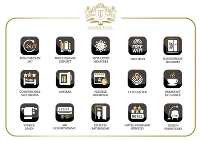 Planimetria di Grand Tour Design Guest House Catania Self Check-in