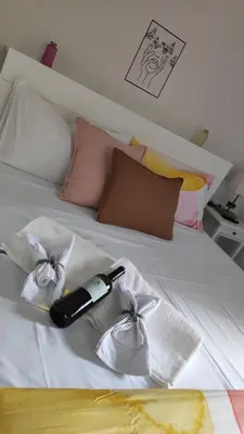 Letto o letti in una camera di Appartamento Bella Vista