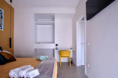 Letto o letti in una camera di Ognina Sea