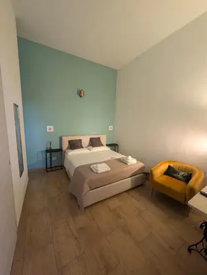 Letto o letti in una camera di N amuri room a due passi del mare