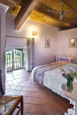 Letto o letti in una camera di Agriturismo Tenuta San Michele