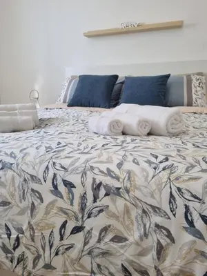 Letto o letti in una camera di Scià sul Mare
