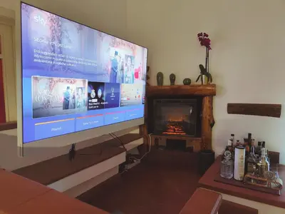 TV o dispositivi per l'intrattenimento presso Villa Clarenza - Holiday House