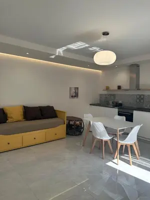 Area soggiorno di Le Terrazze sicilian boutique apartment