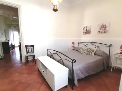 Letto o letti in una camera di Da Zio Nino