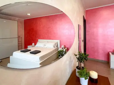Letto o letti in una camera di Kira House