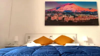 Letto o letti in una camera di Kataneasyhouse