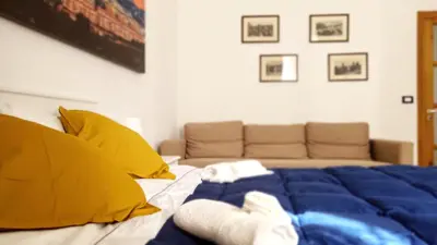 Letto o letti in una camera di Kataneasyhouse