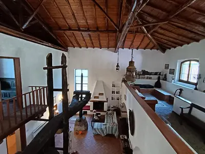 Letto o letti in una camera di Etna Antico palmento