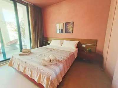 Letto o letti in una camera di Torre G Luxury Apartment