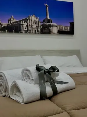 Letto o letti in una camera di Amira Guest House