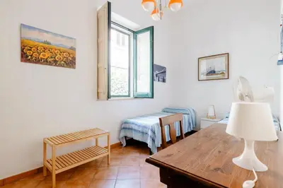 Letto o letti in una camera di Scatitti House