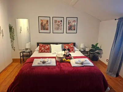 Letto o letti in una camera di Nicuzzaduci Home
