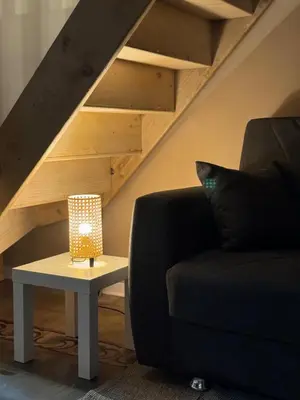 Area soggiorno di Verdi Apartments, terzo piano senza ascensore