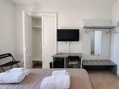 Letto o letti in una camera di B&B Don Diego Pedara