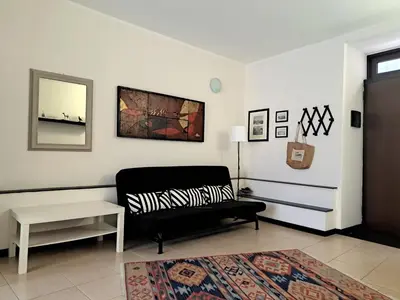 Letto o letti in una camera di Casa Linda