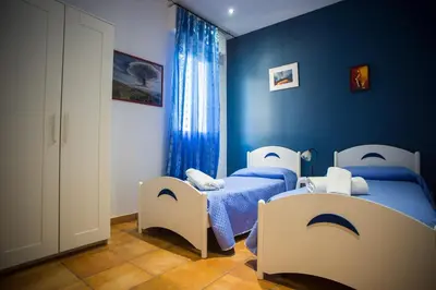 Letto o letti in una camera di House Etna View