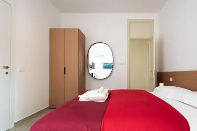 Letto o letti in una camera di Catammari