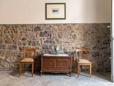 Area soggiorno di Apartment in Giarre near Mount Etna