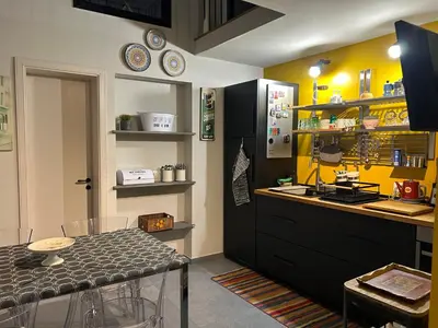 Cucina o angolo cottura di Moon House