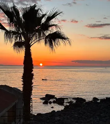 Paesaggio naturale nelle vicinanze della villa