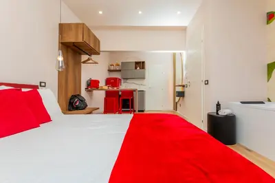 Letto o letti in una camera di Luxury Fire Home - Catania