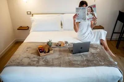 Letto o letti in una camera di Luxury Fire Home - Catania
