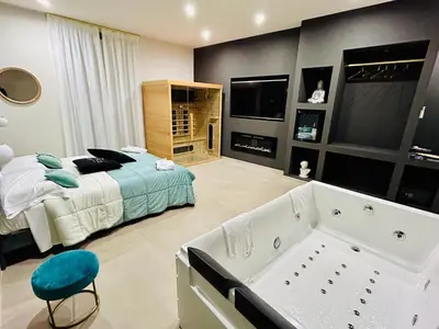 Letto o letti in una camera di EtnaLux