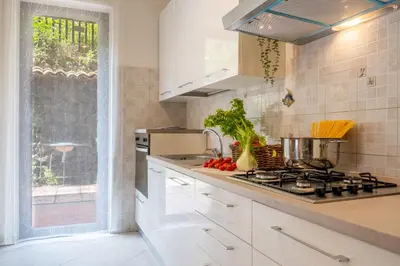 Cucina o angolo cottura di Zafferana's Pool Retreat